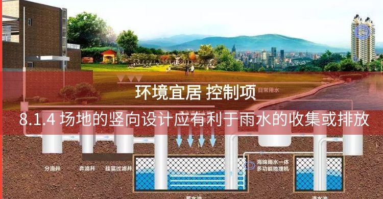 8.1.4設計利于雨水的收集或排放